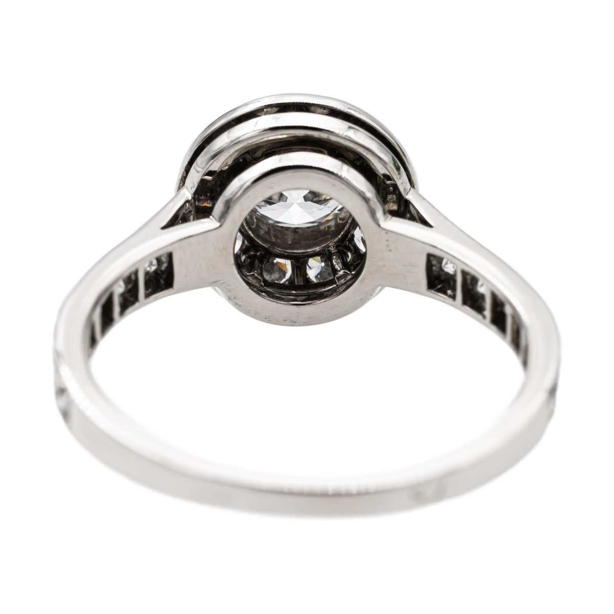 Bague VAN CLEEF & ARPELS en platine et diamants - Castafiore