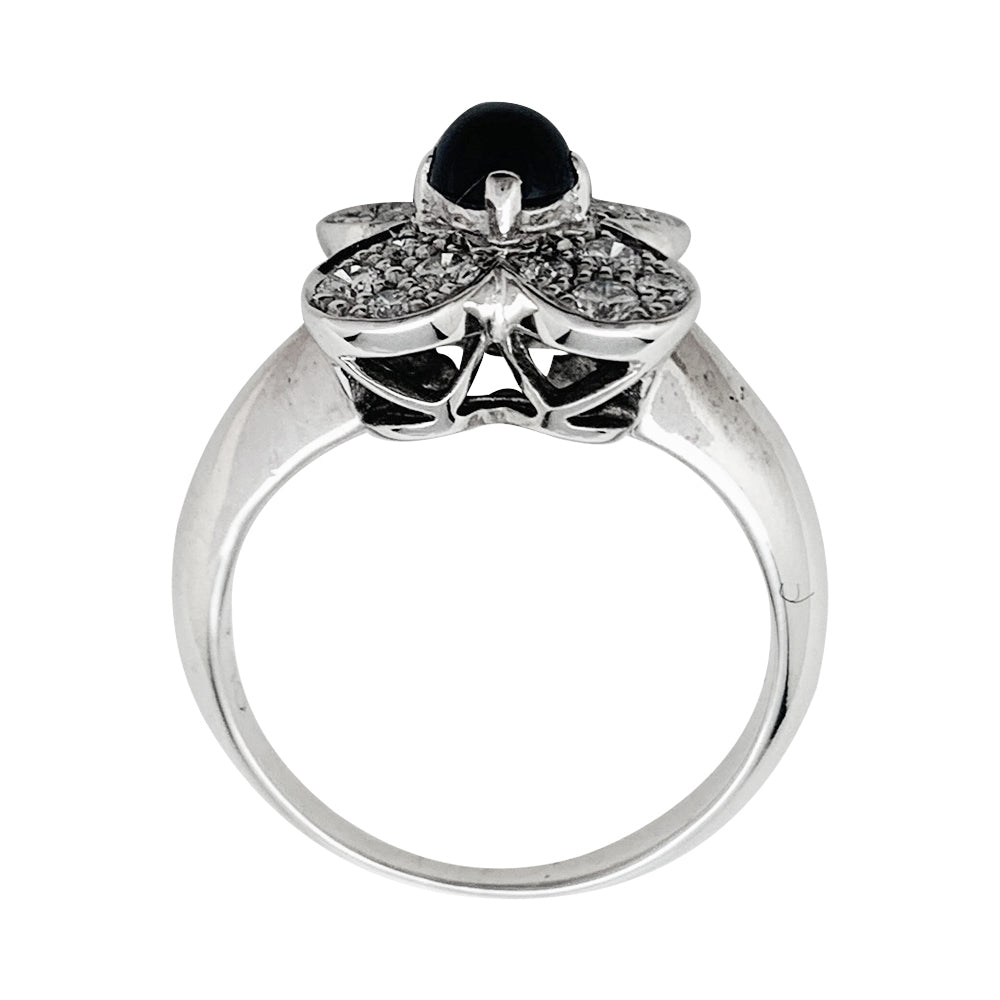 Bague VAN CLEEF & ARPELS, "Fleurette", saphir, diamants - Castafiore