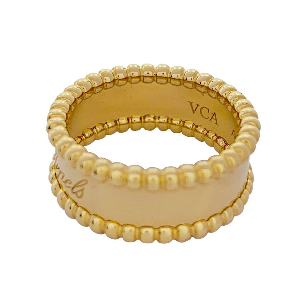 Van Cleef & Arpels ring, “Perlée signature”, yellow gold