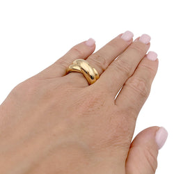 Bague vintage Cartier, "Colisée", or jaune. - Castafiore