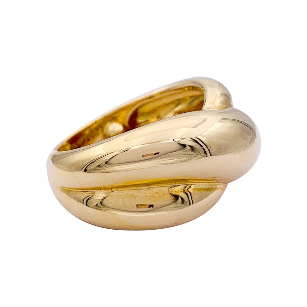 Bague vintage Cartier, "Colisée", or jaune. - Castafiore