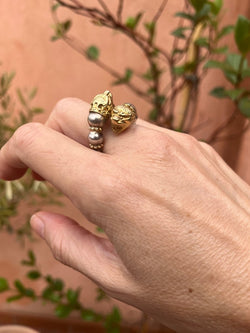 Bagues ZOLOTAS en or jaune et argent - Castafiore