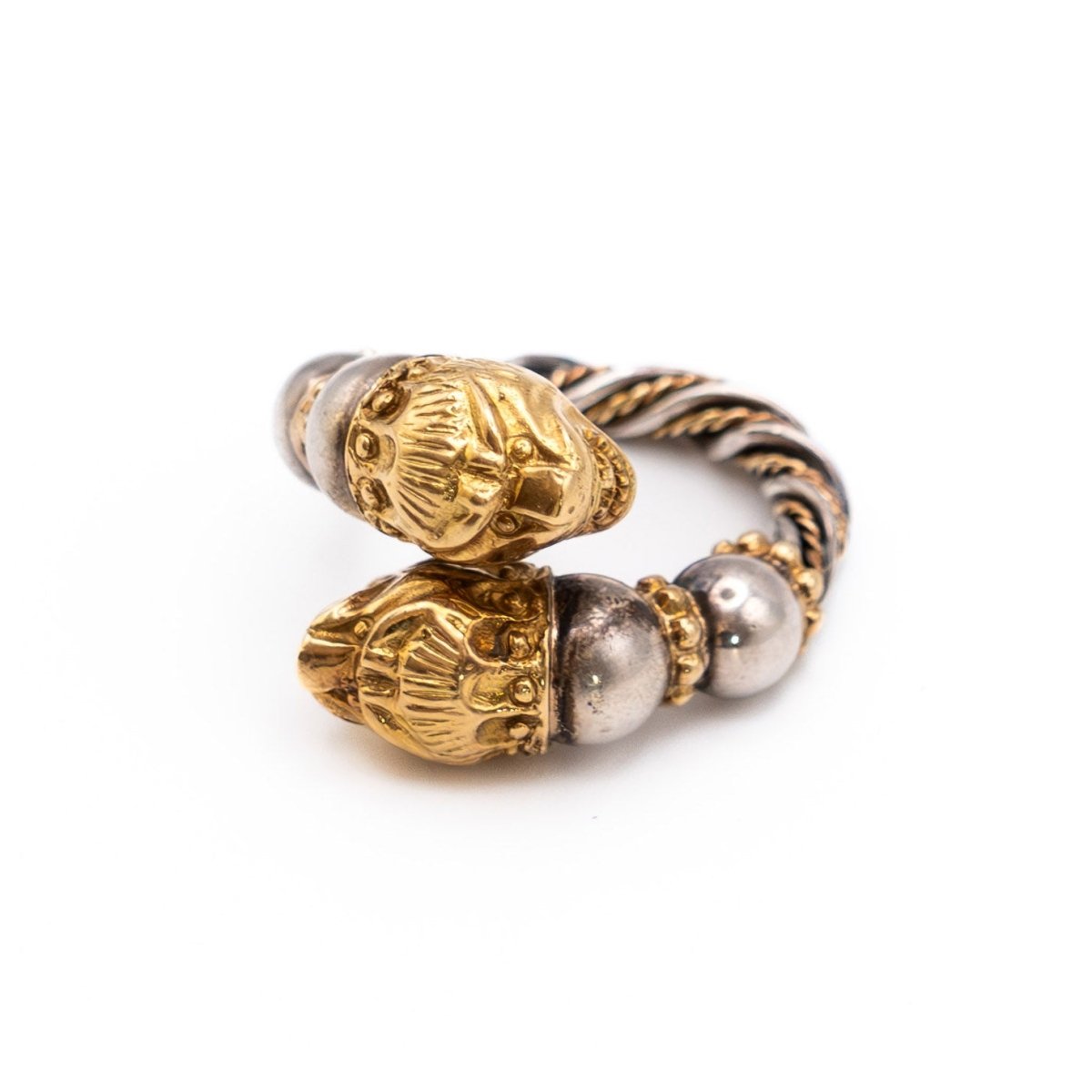 Bagues ZOLOTAS en or jaune et argent - Castafiore