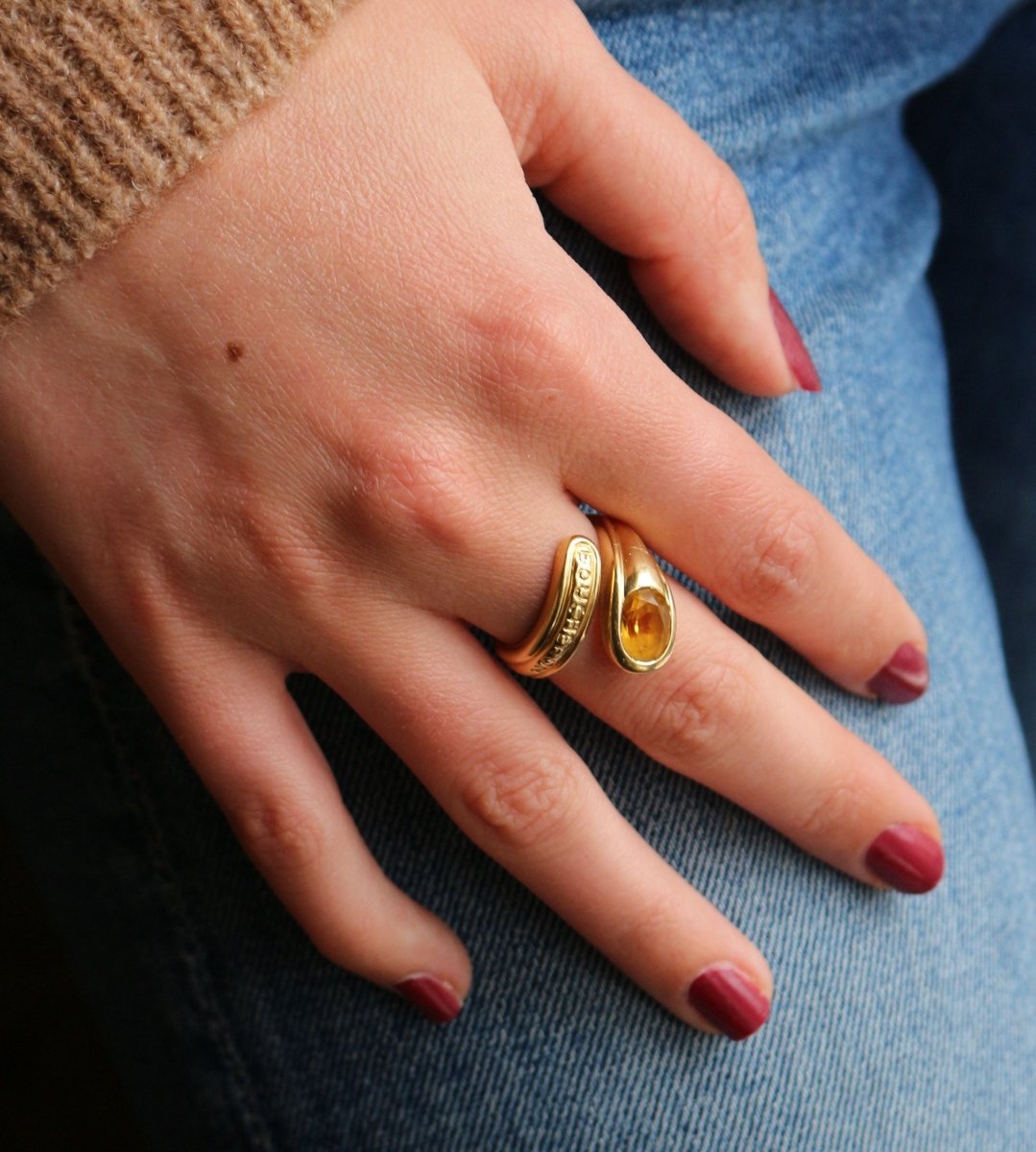 BOUCHERON, citrine snake ring - Main Image