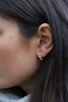 Boucles d'oreilles Alpa en or jaune et diamant - Castafiore