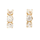 Boucles d'oreilles Alpa en or jaune et diamant - Castafiore