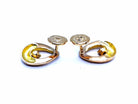 Boucles d'oreilles Alpa en or jaune et diamants - Castafiore