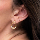 Boucles d'oreilles Alpa en or jaune et diamants - Castafiore