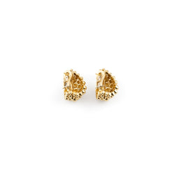 Boucles d'oreilles BOUCHERON en or jaune et perles - Castafiore