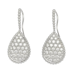 Boucles d'oreilles Boucheron "Serpent Bohème" en or blanc, diamants - Castafiore