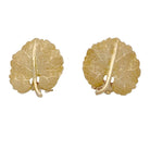 Boucles d'oreilles Buccellati, "Feuilles", or jaune. - Castafiore