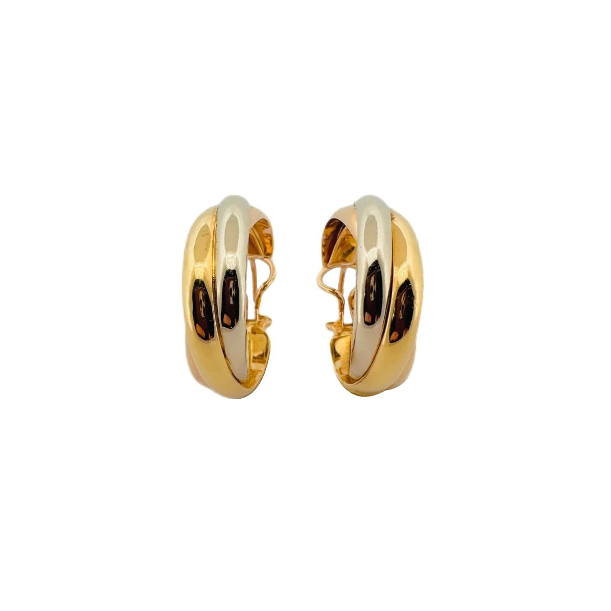 Boucles d'oreilles CARTIER, modèle Trinity - Castafiore