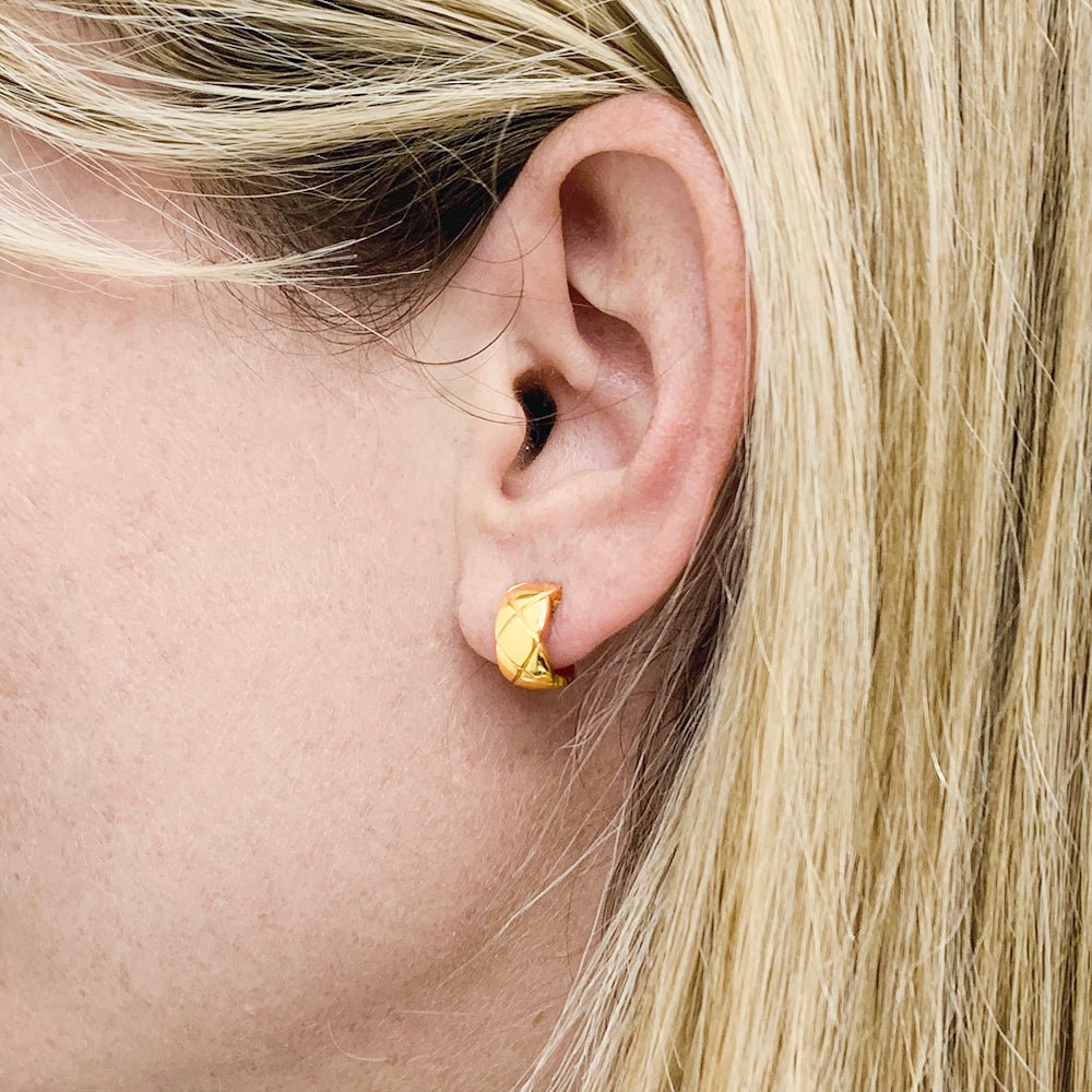 Earrings Chanel Coco Crush in yellow gold