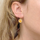 Boucles d'oreilles Chaumet, "Class One Croisière", or jaune, citrines, diamants - Castafiore