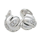 Boucles d'oreilles Chaumet, "Liens", or blanc et diamants - Castafiore