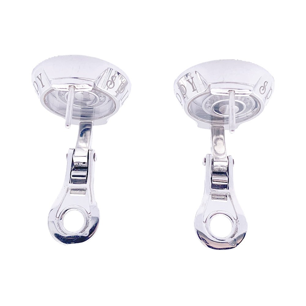 Boucles d'oreilles CHOPARD "Happy Spirit" en or blanc et diamants - Castafiore