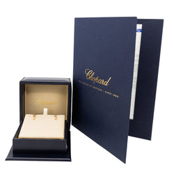 Boucles d'oreilles CHOPARD Puces Ice cube or rose et diamants - Castafiore