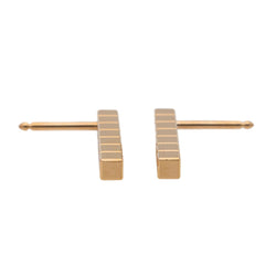 Boucles d'oreilles CHOPARD Puces Ice cube or rose et diamants - Castafiore