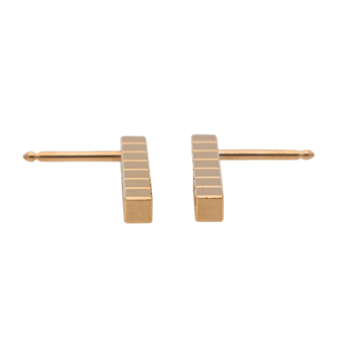 Boucles d'oreilles CHOPARD Puces Ice cube or rose et diamants - Castafiore