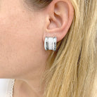 Boucles d’oreilles CHOPARD "Strada" en or blanc et diamants - Castafiore