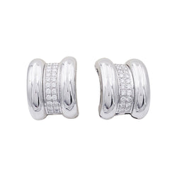Boucles d’oreilles CHOPARD "Strada" en or blanc et diamants - Castafiore