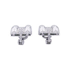 Boucles d’oreilles CHOPARD "Strada" en or blanc et diamants - Castafiore