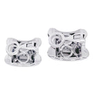 Boucles d’oreilles CHOPARD "Strada" en or blanc et diamants - Castafiore