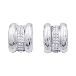 Boucles d’oreilles CHOPARD "Strada" en or blanc et diamants - Castafiore