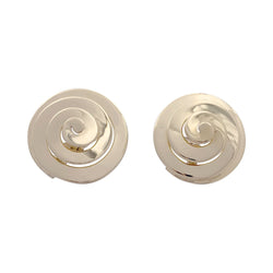 Boucles d'oreilles Clip BULGARI Tourbillon en or jaune - Castafiore