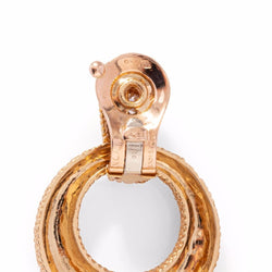 Boucles d'oreilles Clip VAN CLEEF & ARPELS en or jaune et diamants - Castafiore