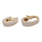 Boucles d'oreilles Clips O.J PERRIN, en or jaune et diamants - Castafiore