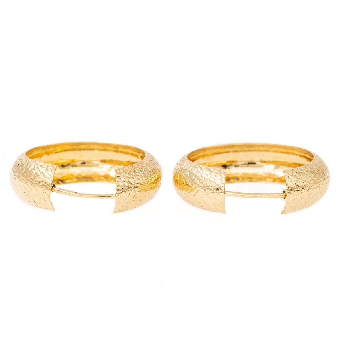 Boucles d'oreilles Créoles en or jaune - Castafiore