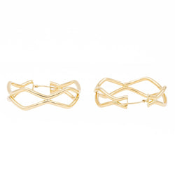 Boucles d'oreilles Créoles en or jaune - Castafiore