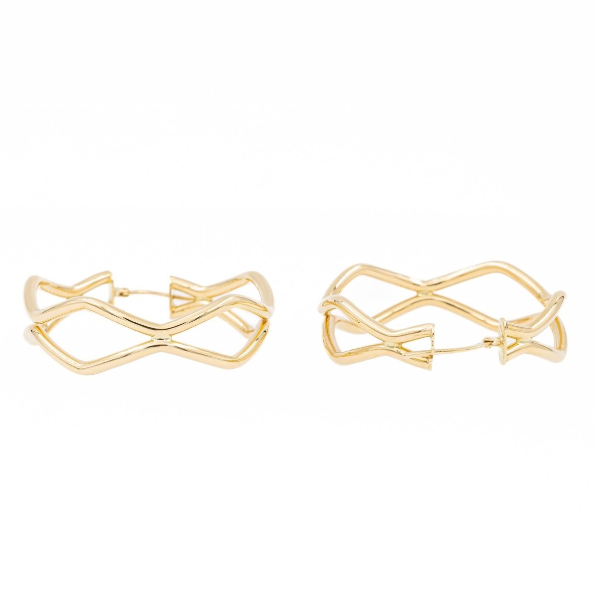 Boucles d'oreilles Créoles en or jaune - Castafiore