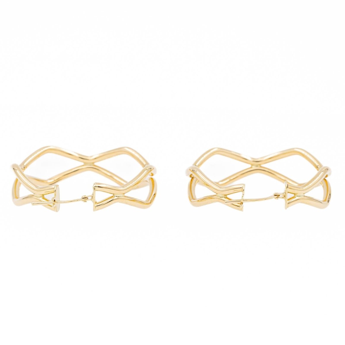 Boucles d'oreilles Créoles en or jaune - Castafiore