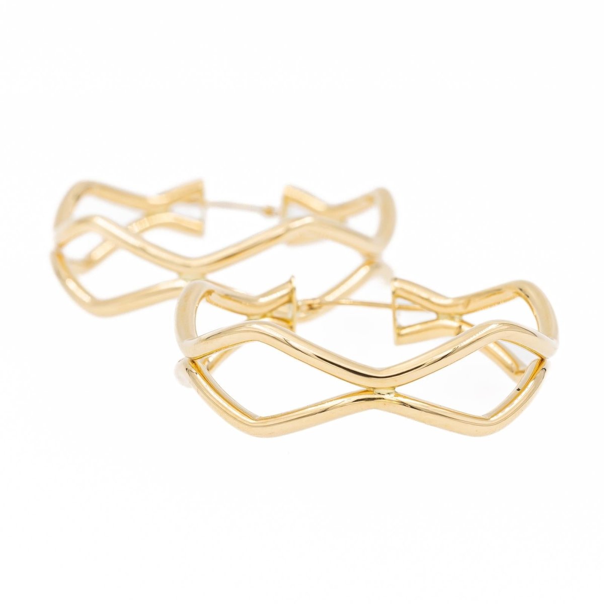 Boucles d'oreilles Créoles en or jaune - Castafiore