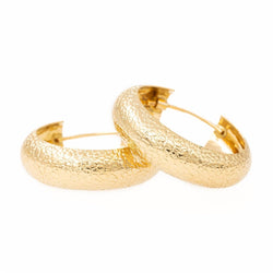 Boucles d'oreilles Créoles en or jaune - Castafiore