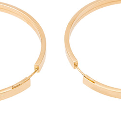 Boucles d'oreilles Créoles en or rose - Castafiore