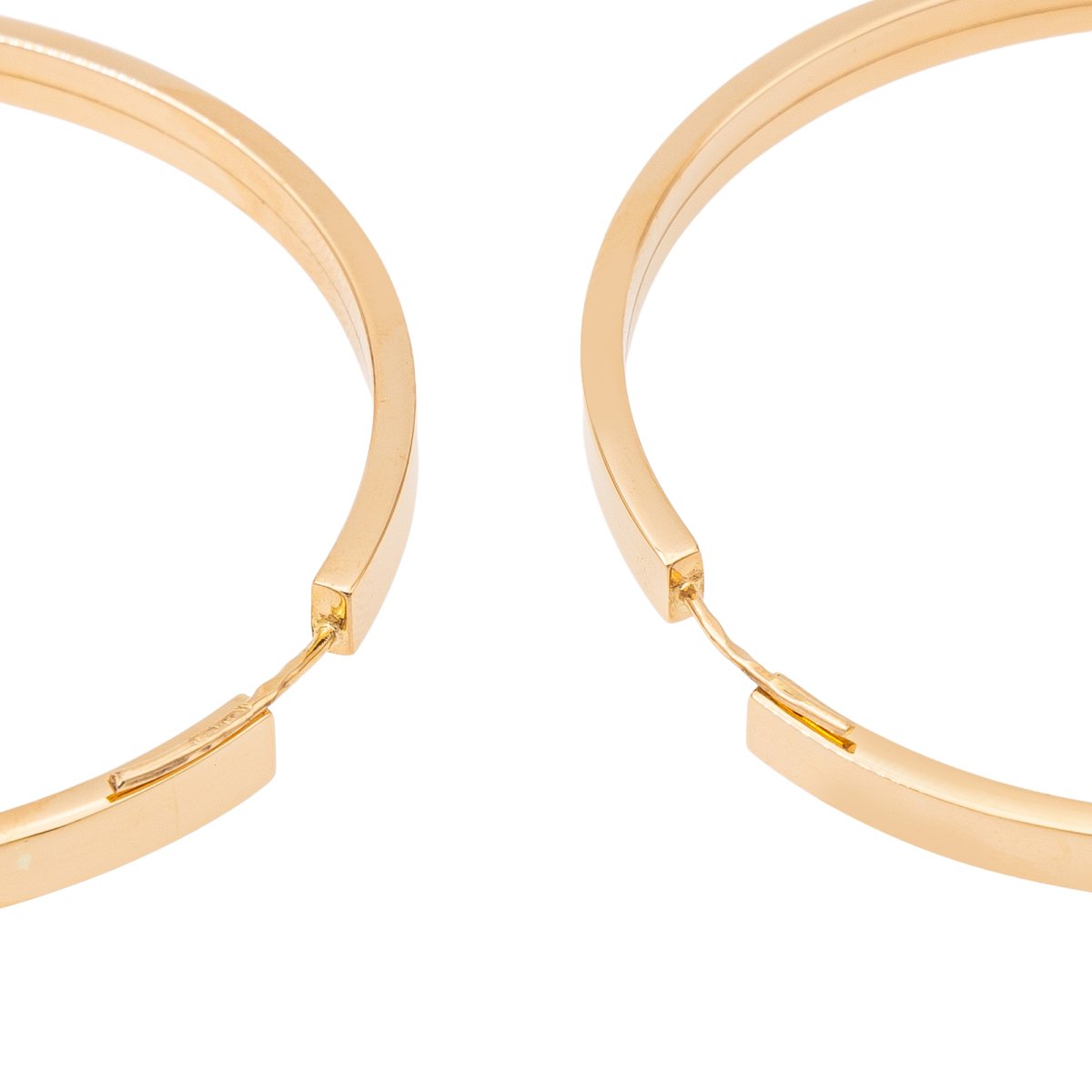 Boucles d'oreilles Créoles en or rose - Castafiore