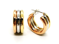 Boucles d'oreilles Créoles Or blanc - Castafiore