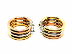 Boucles d'oreilles Créoles Or blanc - Castafiore