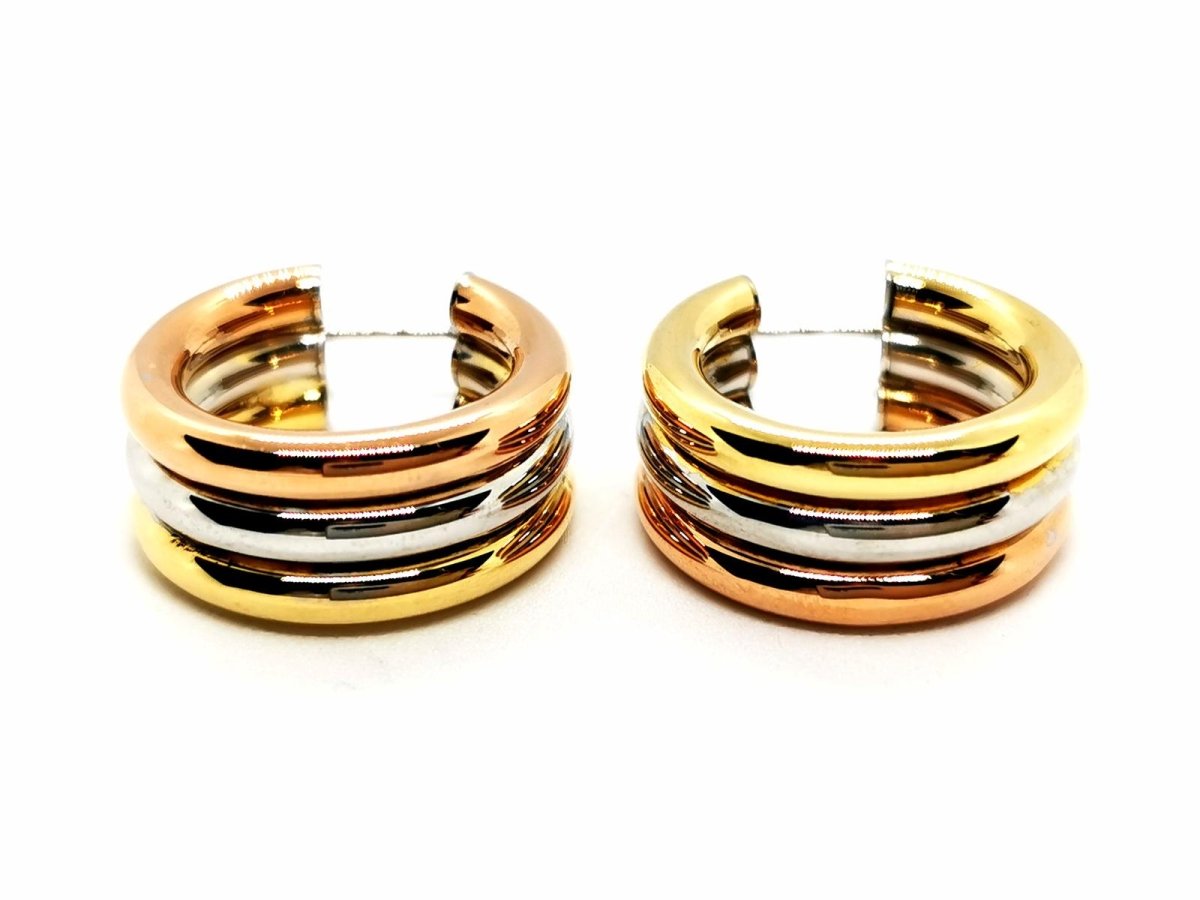 Boucles d'oreilles Créoles Or blanc - Castafiore