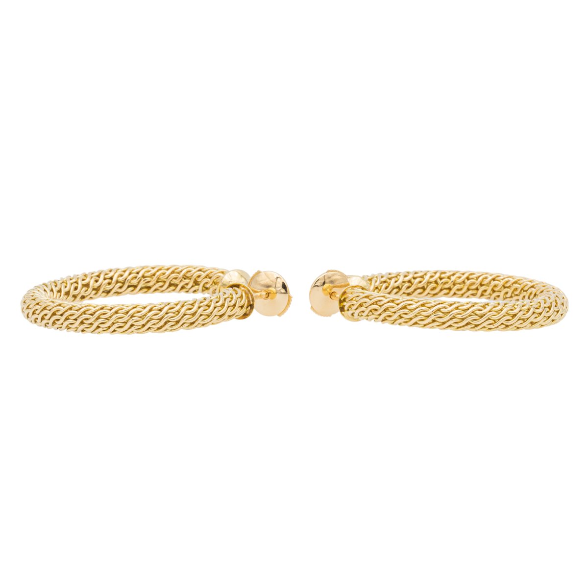 Boucles d'oreilles Créoles Or jaune - Castafiore