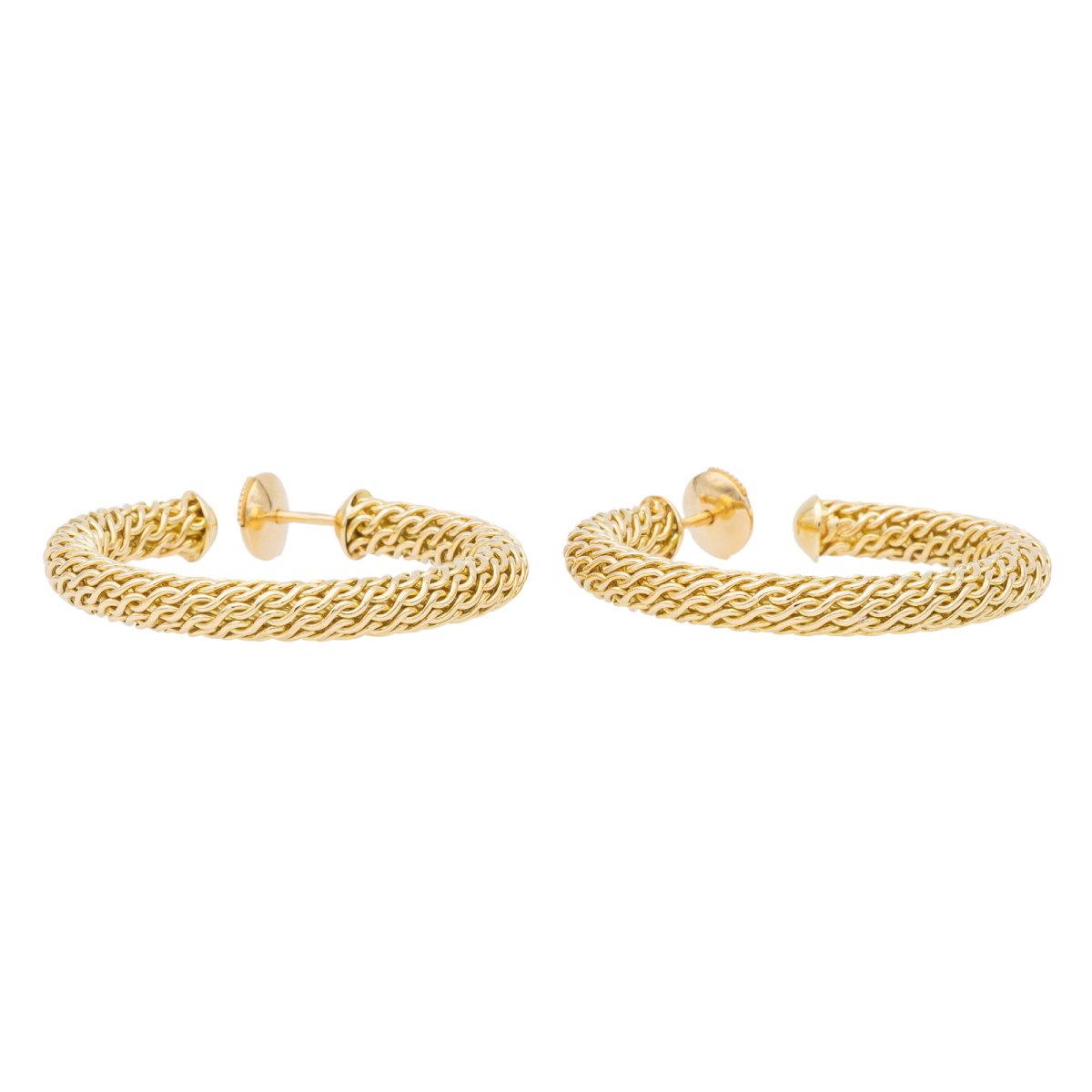 Boucles d'oreilles Créoles Or jaune - Castafiore