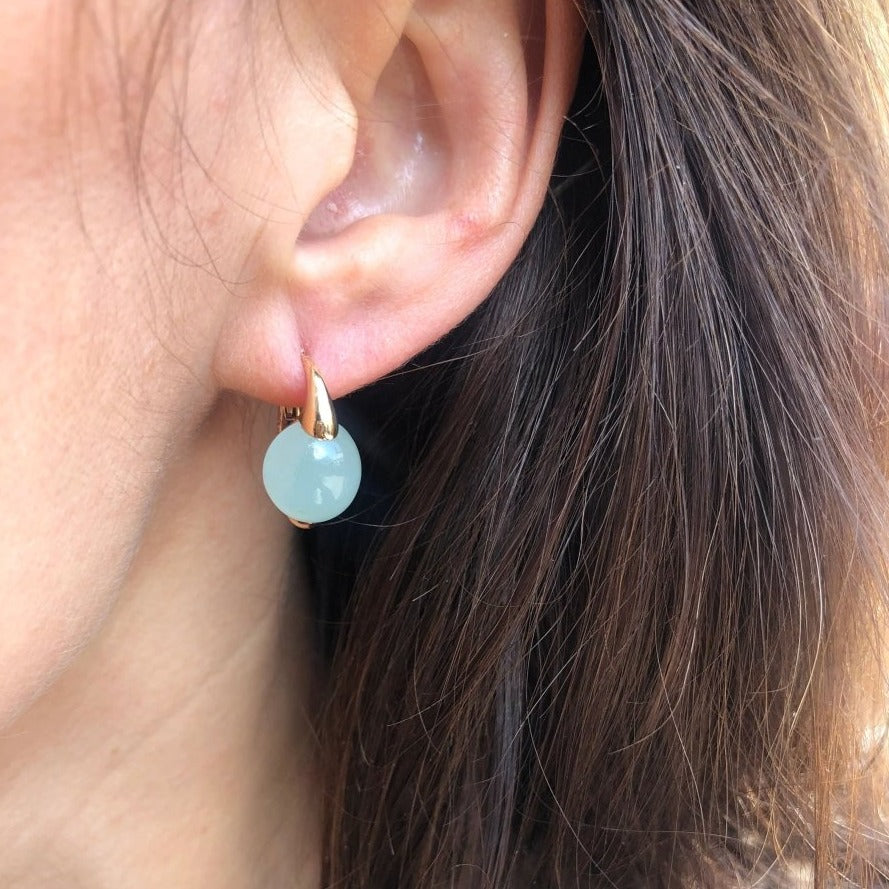 Boucles d'oreilles de la maison Pomellato modèle Luna - Castafiore