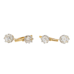 Boucles d'oreilles Dormeuses Or jaune Diamant - Castafiore