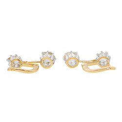 Boucles d'oreilles Dormeuses Or jaune Diamant - Castafiore