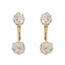 Boucles d'oreilles Dormeuses Or jaune Diamant - Castafiore