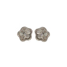 Boucles d'oreilles en or blanc et diamants - Castafiore