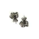 Boucles d'oreilles en or blanc et diamants - Castafiore